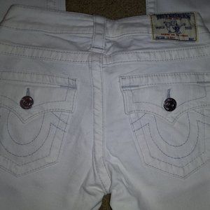True Religion, White, Basic Skinny Jean, Size 25